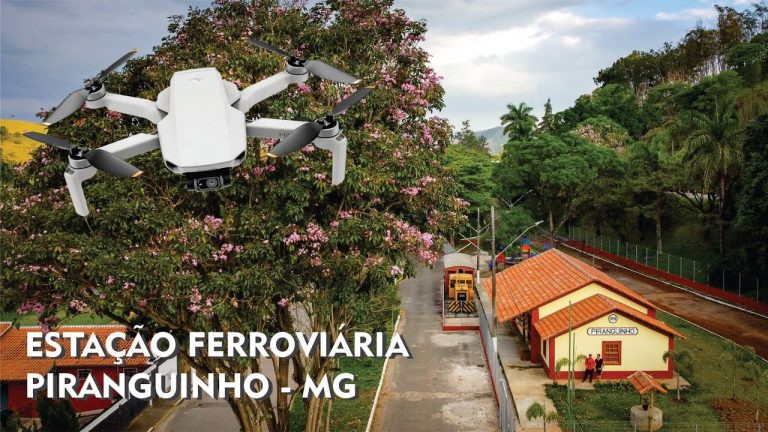 Estação Ferroviária de Piranguinho – MG com DJI Mini 2