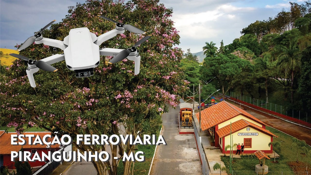Estação Ferroviária de Piranguinho – MG com DJI Mini 2