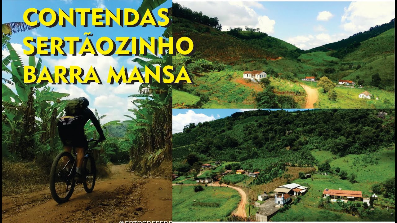 Pedal passando pelos bairros: Contendas, Sertãozinho e Barra Mansa