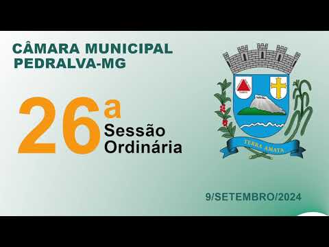 câmara Sessão ordinária do dia 9 de setembro de 2024