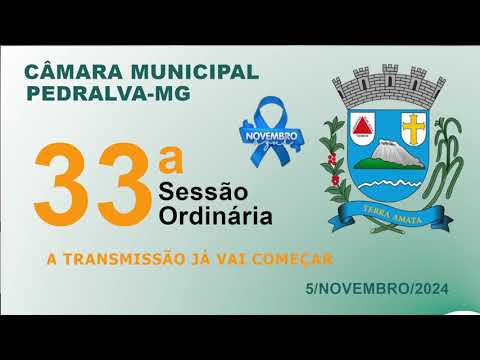 câmara Sessão ordinária do dia 5 de novembro de 2024