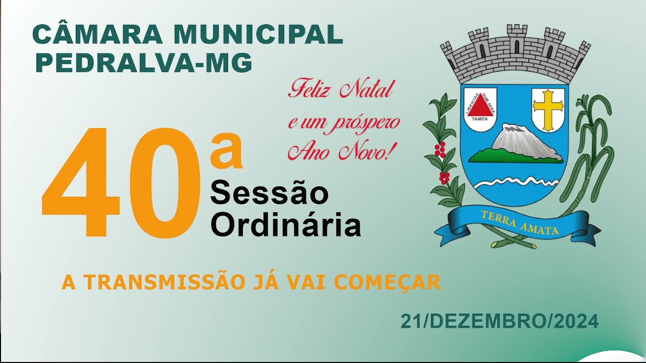 câmara Sessão ordinária – 23 de dezembro de 2024