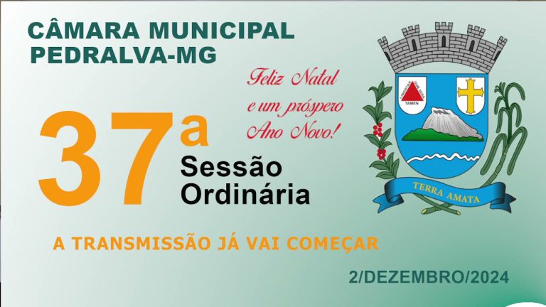 câmara Sessão ordinária do dia 2 de dezembro de 2024