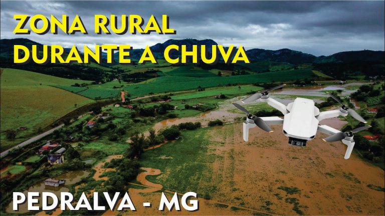 Zona Rural de Pedralva Durante a Chuva