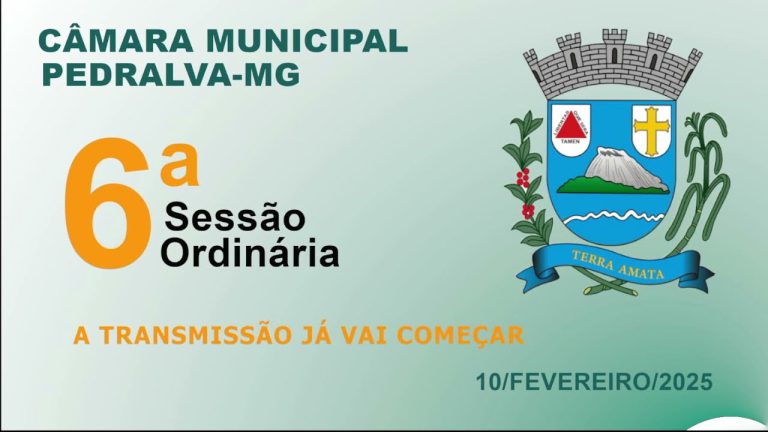 câmara Sessão ordinária do dia 10 de fevereiro de 2025