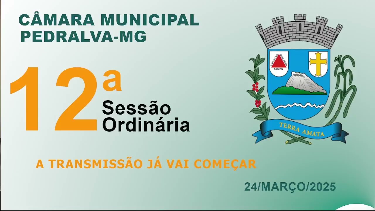 câmara Sessão ordinária do dia 24 de março de 2025