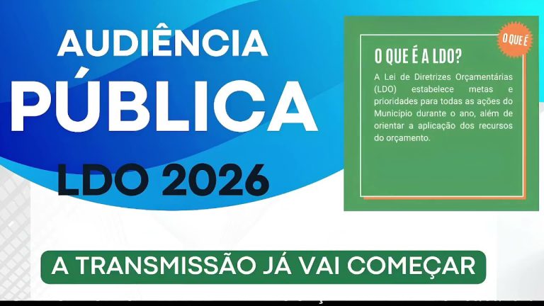 câmara Audiência Pública – 30/05/2025 – Lei de Diretrizes Orçamentárias (LDO)
