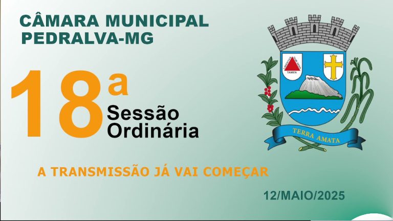 câmara Sessão Ordinária do dia 12 de maio de 2025