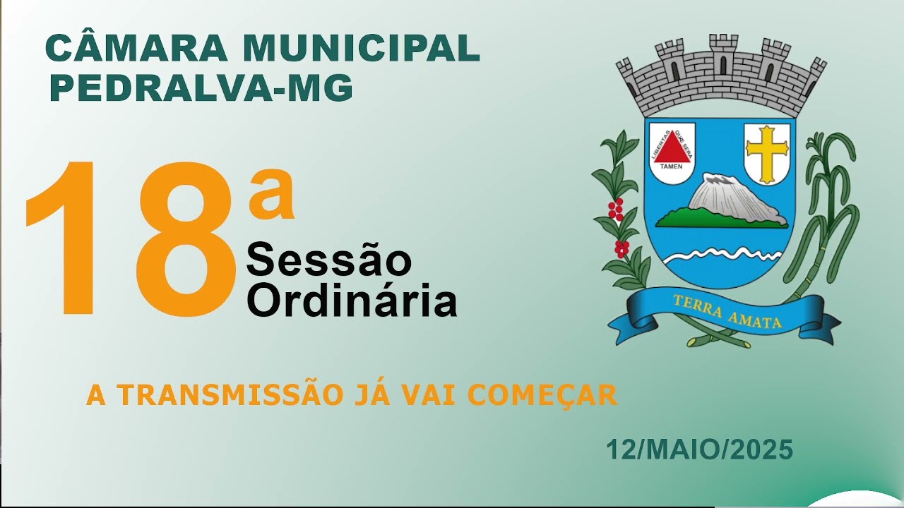 câmara Sessão Ordinária do dia 12 de maio de 2025