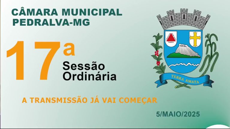 câmara Sessão ordinária do dia 5 de maio de 2025