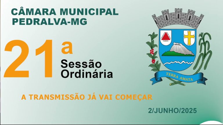 câmara Sessão ordinária do dia 2 de junho de 2025