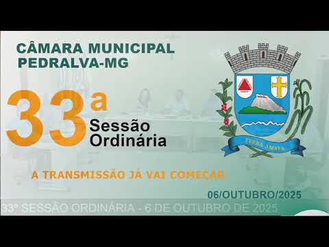 câmara Sessão Ordinária do dia 6 de outubro de 2025