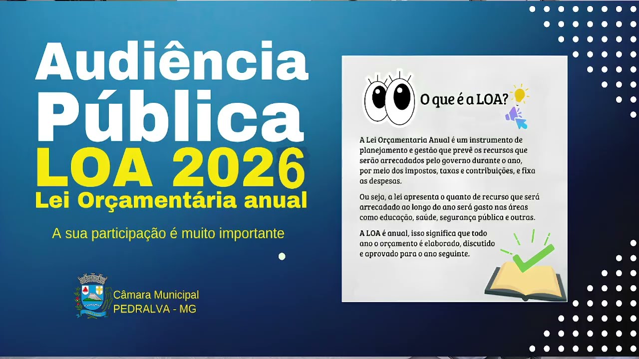 câmara Audiência Pública – LOA e PPA – 31 de outubro de 2025