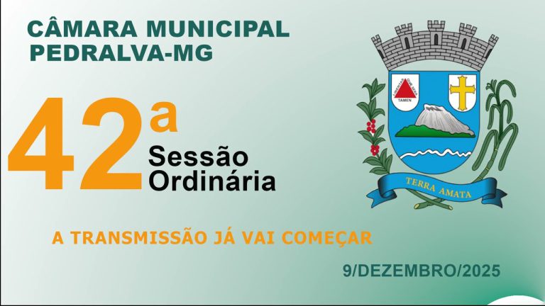 câmara Sessão ordinária do dia 9 de dezembro de 2025