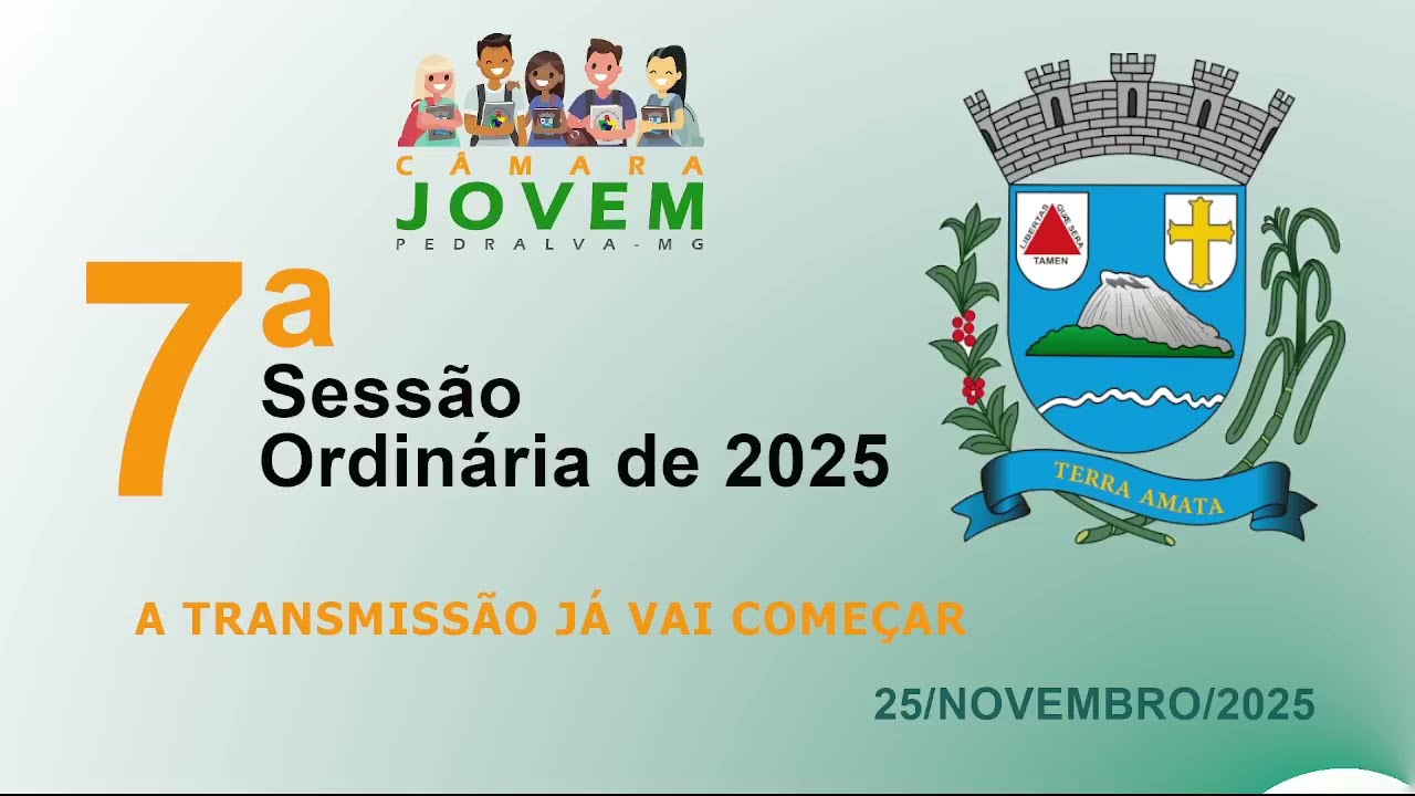 câmara Sessão Ordinária da Câmara Jovem do dia 25 de novembro de 2025