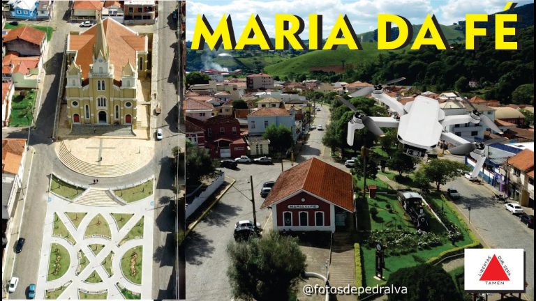 Maria da Fé – Praça da Matriz Após a Reforma