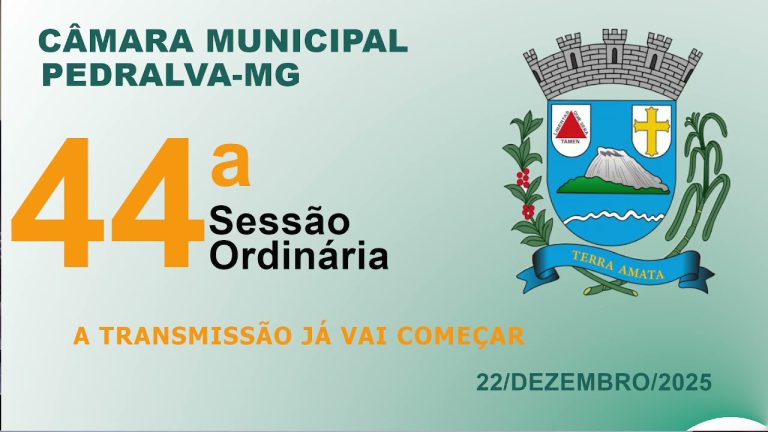câmara Sessão Ordinária do dia 22 de dezembro de 2025