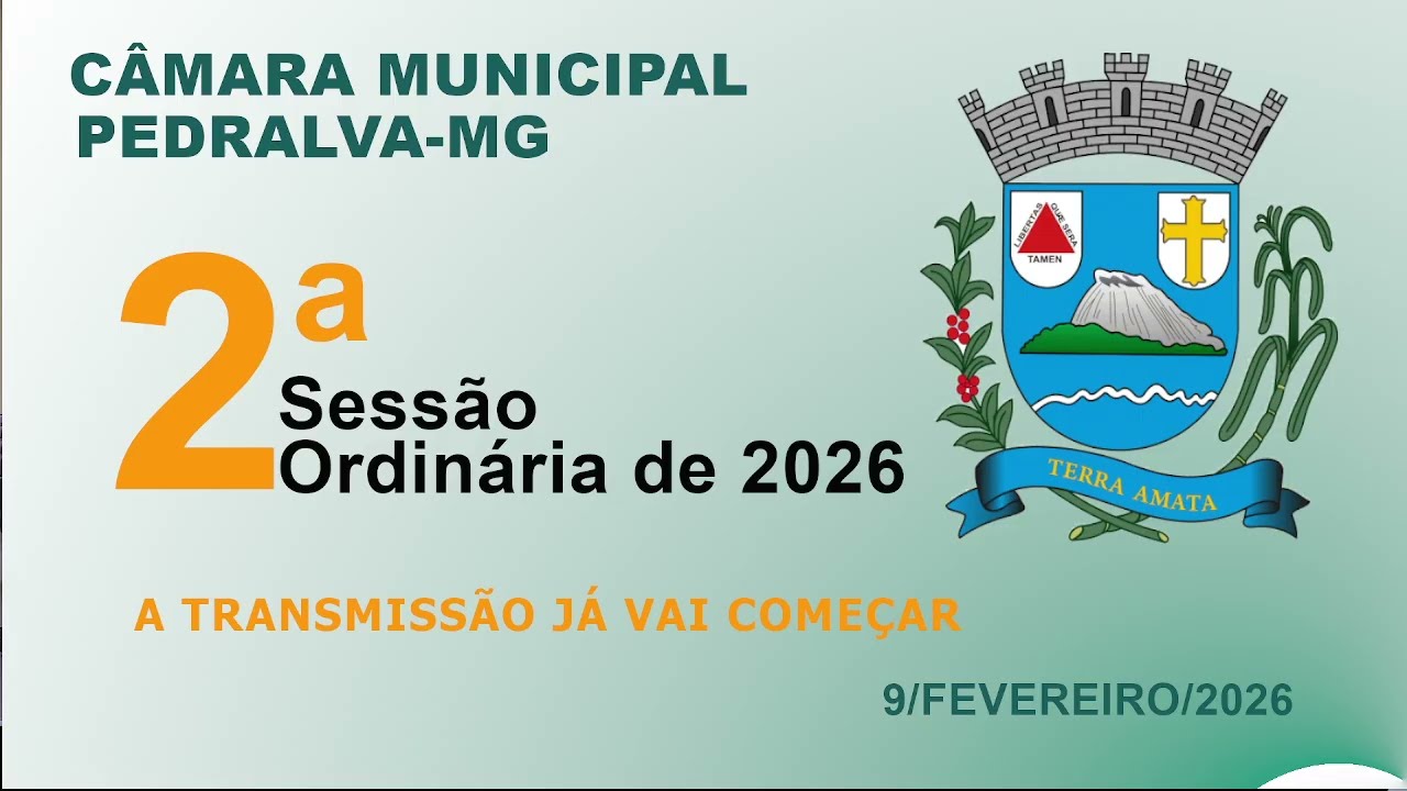 câmara Sessão ordinária do dia 9 de fevereiro de 2026