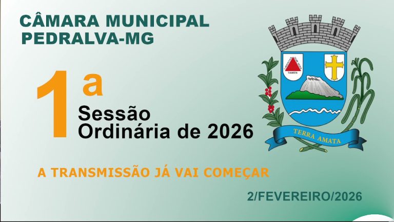 câmara Sessão ordinária do dia 2 de fevereiro de 2026