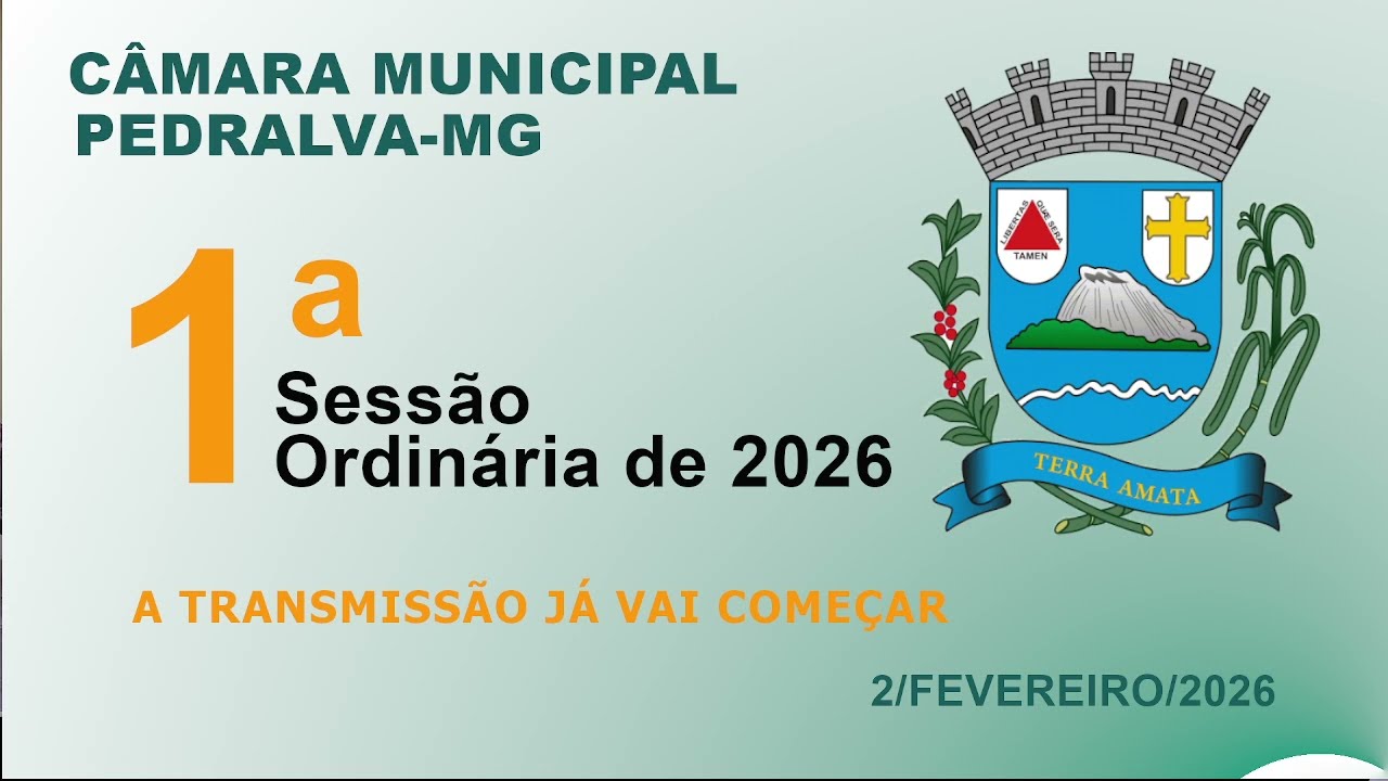 câmara Sessão ordinária do dia 2 de fevereiro de 2026