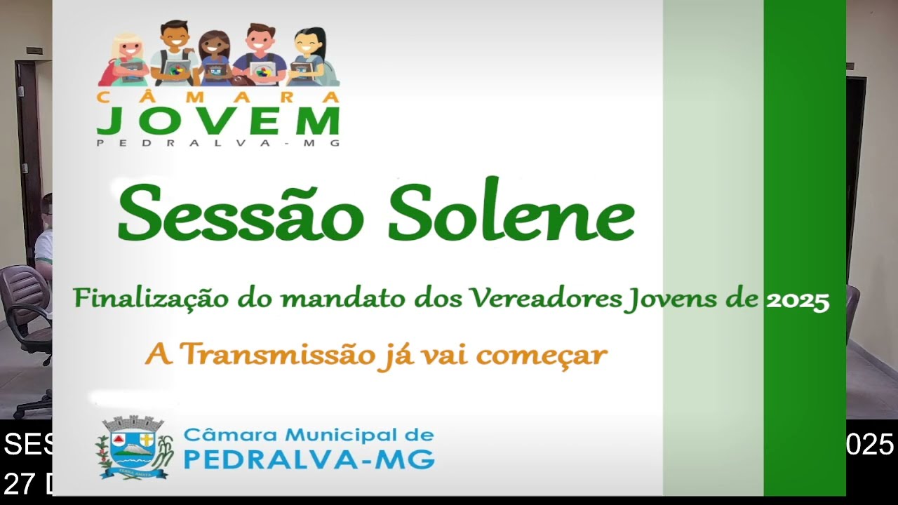 câmara Sessão solene – Finalização Câmara Jovem de 2025 – 27 de fevereiro de 2026